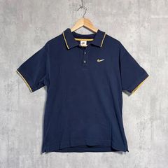 NIKE ナイキ ポロシャツ ブラック×イエロー Mサイズ - メルカリ