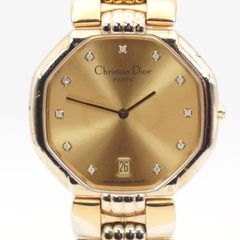 ⭐ GUCCI グッチ 9200L ゴールド ダイヤル デイト クォーツ 新品電池