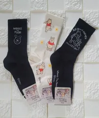プーさん靴下3足セット