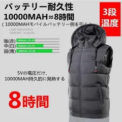 新品 電熱ベスト ヒーターベスト 男女兼用 ヒーター9つ フード取り外し可能 3段温度調整 メンズ レディース インナーベスト 防寒 電熱ジャケット 温度調整 USB式 加熱 ヒーター内蔵 ジャケット 秋冬用 洗濯可 mlctj
