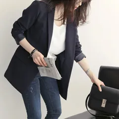 新品 ブレザー スーツ スーツジャケット レディース きれいめ 秋冬 40代 30代 50代 ロング丈ブレザー カジュアルウエア 長袖 着痩せ 韓国風 通勤 オシャレ mlffj
