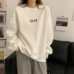 新品 スウェット プルオーバー トレーナー ゆったり 体型カバー オーバーサイズ 秋冬 ロング丈 おうちコーデ 長袖 カジュアル おしゃれ かわいい mlmmn
