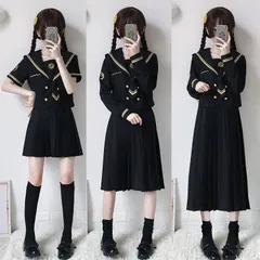 新品 セーラー服 本格制服 コスプレ JK 女子高生 コスプレ 制服 長袖 カーディガン ネクタイ付き 4点セット JKコスプレ スカート スクールスカート プリーツスカート 學院風 中学生 かわいい 学園祭 文化祭 仮装 mlziq