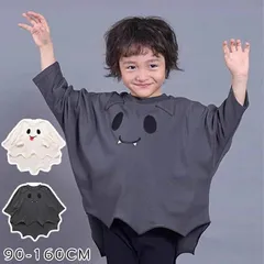 新品 ハロウィン コスプレ 子供 かぼちゃ 子供服 子供服 女の子 男の子 ハロウィン スモック 衣装 かぼちゃ おばけ 黒猫 長袖 丸首 Tシャツ かわいい キッズ コスプレ コスチューム クリスマス  春 秋 mllct