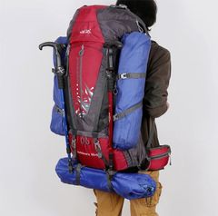 Brand New Men's Hiking Backpack, Extra Large Capacity 85L, Water-Repellent, for Outdoor Activities, Disaster Preparedness, Hiking, Camping, etc. (mlcrf)