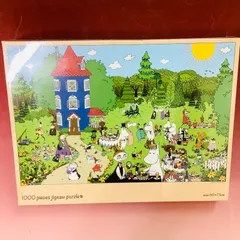 新品 未開封  やまのん製 1000ピース ジグソーパズル「ムーミンハウスへようこそ」（品番 10ｰ1348）のサムネイル