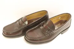 【中古】 HARUTA レディースレザーシューズ 24cm コインローファー HARUTA 24cm 茶 ブラウン