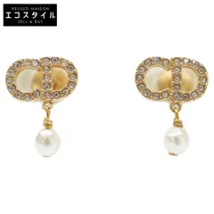 DIOR ディオール 【美品】Dior Tribales ディオールトライバル メタル・レジンパール・クリスタル