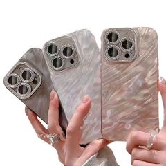 신품 iPhone 16 케이스 iPhone 케이스 16pro 스마트 폰 케이스 세련된 iPhone13 뒷면 귀여운 iPhone3pro TPU 가지고 쉬운 미끄러지기 어려운 충격 흡수 고급감 어른 한국 mlfna