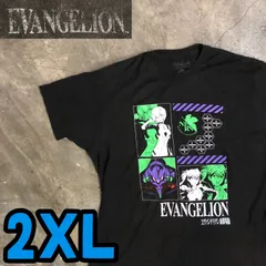 T8208 エヴァンゲリオン　プリントTシャツ アニメT 古着