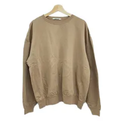 AURALEE(オーラリー) トレーナー メンズ美品  - ベージュ 長袖/裏起毛