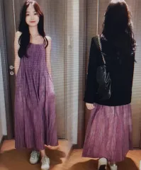 (海外配送) マタニティ服 ジャケット キャミソールワンピース セット