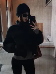 (海外配送) ファッション性の高いショートダウン