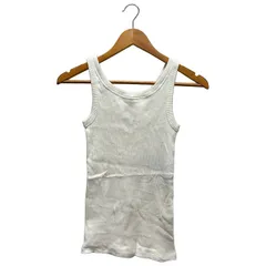 Spick & Span (スピックアンドスパン) 甘撚テレコアメスリタンク 24070200206010 ホワイト FREE