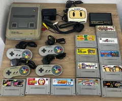 ÷3 【ジャンク品】 スーパーファミコン Super Famicom 本体 ゲームソフトセット 【ゲーム機本体】 【2】