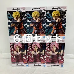 未開封 ナルト疾風伝 NARUTO72 シリーズ45 Grandista うずまきナルト 春野サクラ BANPRESTO フィギュア 6個セット LF4D45 f101