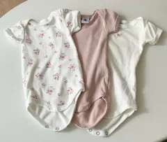 プチバトー 赤ちゃん 夏 ボディスーツ 3種