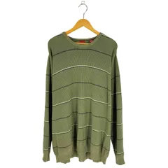 アロー ARROW ボーダー コットン ニット メンズ import：XL のサムネイル
