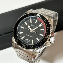 ⭐【美品超希少レア】グッチ5500クロノグラフ腕時計(稼働品) - メルカリ