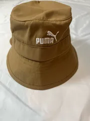 【223401】PUMA プーマ  日除け付き　バケットハット　バケハ　サイズ　キッズ  ・ ベージュ