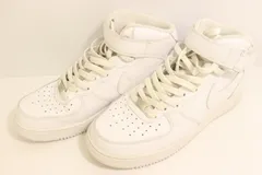 【中古】 NIKE メンズスニーカー 27cm AIR FORCE 1 MID '07 NIKE 27cm 白 ホワイト