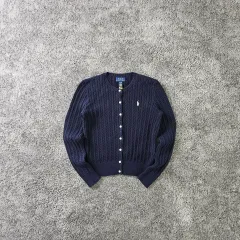 KIDS (12 14) POLO ケーブルニットカーディガン