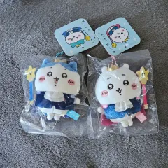 まとめ) ちいかわ 誕生日 マスコット ぬいぐるみ ハチワレ