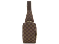 LOUIS VUITTON ルイ・ヴィトン ジェロニモス N51994 ウエストバッグ ダミエキャンバス ブラウン メンズ【中古】【207】　　　　