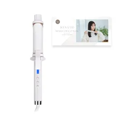 【公式EC限定 コラボガイドブック付き】KINUJO カールアイロン CURL IRON 絹女 シルクプレート 11段階温度切り替え 海外対応 38mm ギフト プレゼント 母の日/ 5f5415af