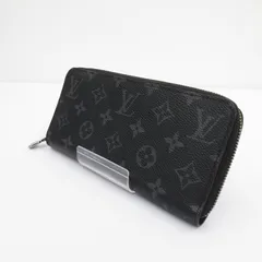 【瀬戸大橋店】 中古 LOUIS VUITTON | ルイ・ヴィトン 長財布 モノグラム エクリプス ジッピーウォレット・ホリゾンタル M11611 ブラック 【125】