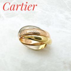 カルティエ トリニティリング 5連 52号 8.1g ビンテージ レア K18 
