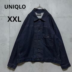 UNIQLO デニムトラッカージャケット 68 BLUE L 男女兼用 - メルカリ