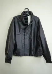 XL UNIQLO U(ユニクロユー) コーティング ショート ブルゾン ブルー