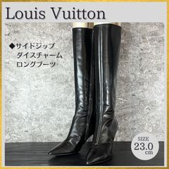 激レア】LOEWE ロエベ ロングブーツ チャンキーヒール 金具 黒 38 