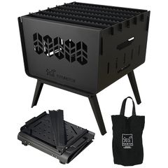 新品 GRIPSWANY GSFIREPIT 焚き火台 鉄板付き - メルカリ