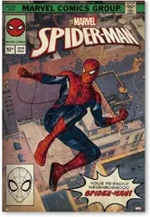 映画ポスター スパイダーマン コミックブックカバーデザイン マーベル US版 24×36インチ (61×91.5cm) of21のサムネイル