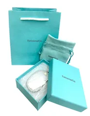 【亘】新品級 極美品 Tiffany & Co. ティファニー リターントゥハートタグ ビーズ ブレスレット 925【8428AM】D26