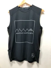MMAマウンテンマーシャルアーツ　ノースリーブ　メンズS MMA（マウンテンマーシャルアーツ）MMA FRANKEN Run Sleeve-less -Gray