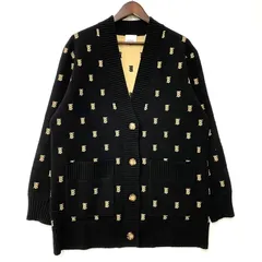 【中古品】 BURBERRY バーバリー 8021033 TB LOGO 総柄 CARDIGAN TBロゴ カーディガン トップス 【141-260426-kh-03-izu】