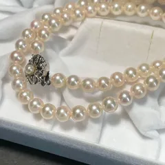 アコヤパール　ネックレス　あこや　真珠　6.8mm テリ良　アクセサリー