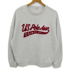 ユーエスポロアッスン スウェット トレーナー トップス ロゴ ワッペン メンズ Lサイズ グレー U.S. POLO ASSN. 【中古】のサムネイル