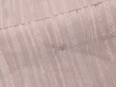 平和屋着物■上質な色無地　竹間道地紋　牡丹鼠色　正絹　逸品　CABF6531ou