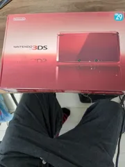 ニンテンドー3DS フレアレッド 本体 箱付き ※タッチペンなし 発色良好 動作確認済み
