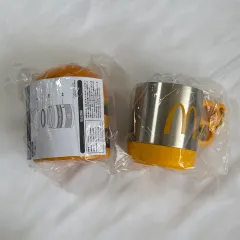 【230987】CHUMS チャムス  マクドナルド　コラボ　ビックマックスープジャー+ステンレス製マグカップ　未使用品　食器 マルチカラー