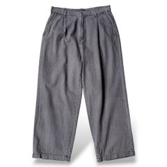 PWA Linen Mix Denim Trousers black - メルカリ