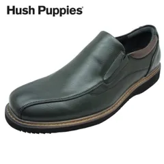 ハッシュパピー メンズ カジュアルシューズ M-7121T ウォーキング スリッポン 軽量 幅広3E 本革 紳士靴 Hush Puppies 7121T カーキのサムネイル