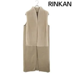 ダブルスタンダードクロージング ムートンジレベスト レディース 36