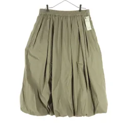 未使用 GU ジーユー ミモレ丈 バルーンスカート XXL ベージュ レディース 古着