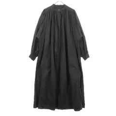 niko and... ニコアンド 長袖 シャツワンピース M ダークブラウン レディース 古着