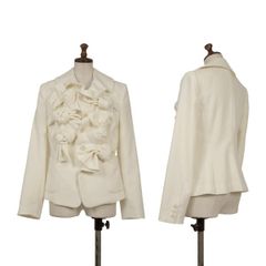 GAULTIER ゴルチエ FEMME 伊製 肩フリル テーラードジャケット - メルカリ
